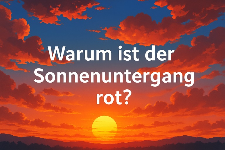 Warum ist der Sonnenuntergang rot?
