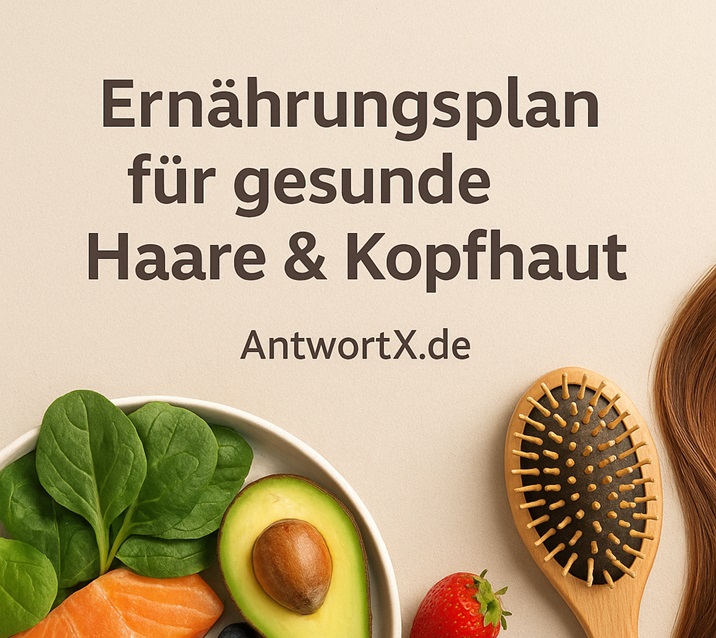 Ernährungsplan für gesunde Haare und Kopfhaut