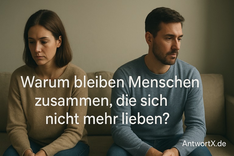 Warum sind Menschen zusammen, die sich nicht mehr lieben?